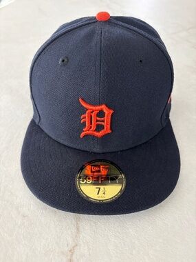 Men's Detroit Tigers New Era Authentic On-Field Road 59FIFTY Fitted hat
